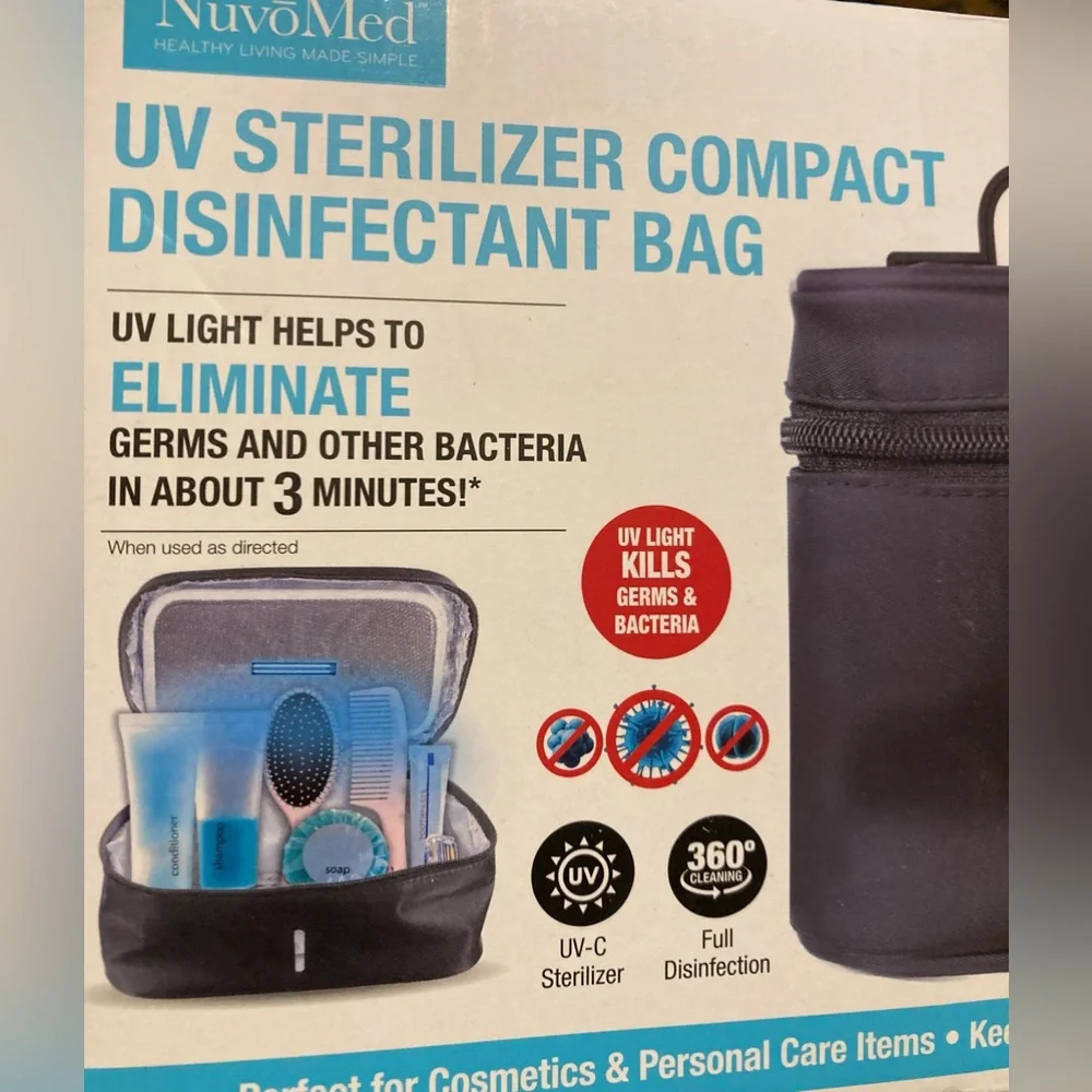 UV sterilizer compact bag  Disinfectant for personal care items